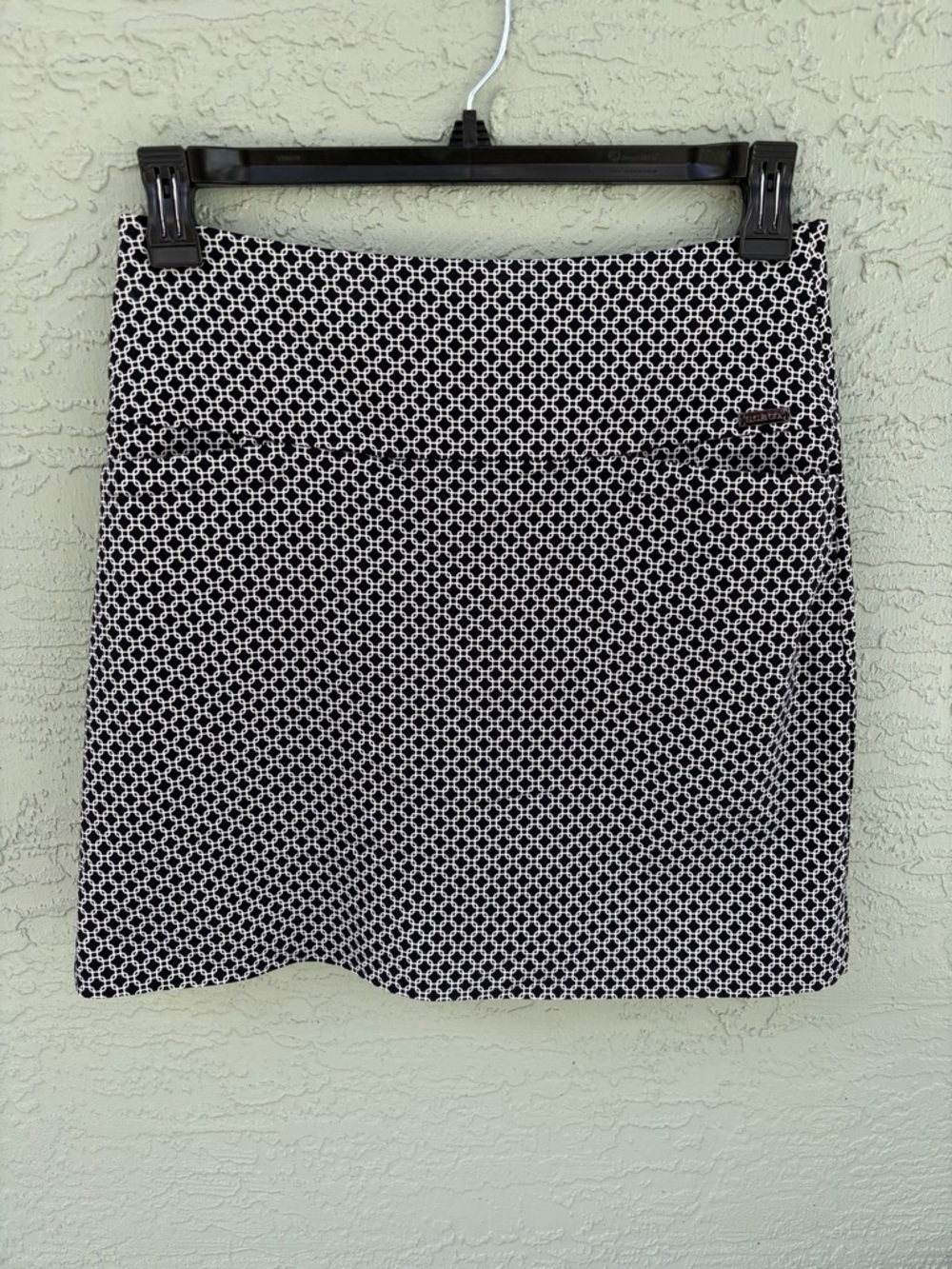 S.C. & CO. Black and White Mini Skirt
